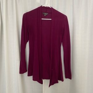 Dark purple cardigan